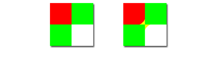 fausses couleurs marginal