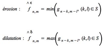 érosion et dilatation