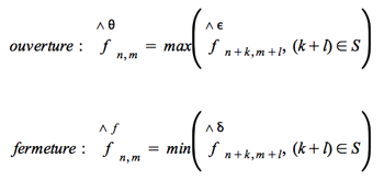 érosion et dilatation